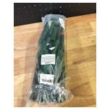 Fabulas Garden Stakes 16 Inch 30 Pack, Diy 4ft 5ft 6ft 7ft 8ft Tomato Stakes Plastic Coated Metal Plant Sticks Stakes Supports with 20 Connectors 15 Rotatable Clips for Indoor Outdoor Plants Vegetable
