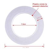Lazydrop Double-Sided Tape for Arts, Crafts, Photography, Scrapbooking, Tear-by-Hand, Paper Backing (6 Rolls) (Width: 6mm/ 9mm/ 12mm/ 15mm)
