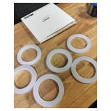 Lazydrop Double-Sided Tape for Arts, Crafts, Photography, Scrapbooking, Tear-by-Hand, Paper Backing (6 Rolls) (Width: 6mm/ 9mm/ 12mm/ 15mm)