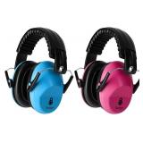 A 2 Pack Noise Canceling Headphones for Kids, Kids Ear Protection Earmuffs for Autism, Toddler, Children, Kids Noise Cancelling Headphones Sound Proof Earmuffs for Concerts, Air Shows, Fireworks