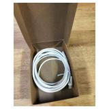 Amazon Basics USB-C to USB-C Fast Charger Cable, 480Mbps Speed, USB-IF Certified, for Apple iPhone 16/15, iPad, Samsung Galaxy, Tablets, Laptops, 9 Foot, White