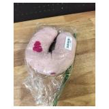 ucho Pillow for Cats, Ultra Soft Fluffy Pet Calming Toy Half Donut Cuddler, U-Shaped Pillow for Pet Cervical Protection Sleeping Improve (Pink Heart)