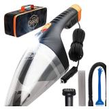 ThisWorx Car Vacuum Cleaner 2.0 - Portable Handheld Mini Vacuum Cleaner W/ 16ft Cord, Bag, & Attachments - Small Vacuum for Car, RV, Boats, Travel - Car Accessories