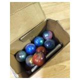 A 28PCS Valentines Day Gifts for Kids, Galaxy Slime Balls with Space Valentines Cards Slime Stress Relief Fidget Toys for Kids Valentine School Classroom Prize Exchange, Valentine Party Favors