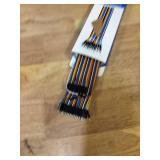 ELEGOO 120pcs Multicolored Dupont Wire 40pin Male to Female, 40pin Male to Male, 40pin Female to Female Breadboard Jumper Ribbon Cables Kit Compatible with Arduino Projects