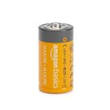 Amazon Basics 6 Pack C Cell Alkaline All-Purpose Batteries, 1.5 Volt, 5-Year Shelf Life