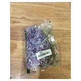 Zbroh Handmade Rhinestones Trin Lace Patches Sew on Beads Sequins Applique for Dress Clothes Neckline (light purple)
