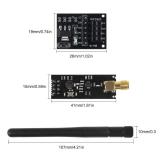 A 2Pcs NRF24L01+PA+LNA RF Wireless Transceiver Module with SMA Antenna 2.4G 1100m & Wireless Module with Breakout Adapter On-Board 3.3V Regulator