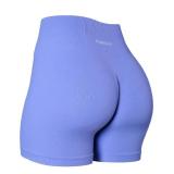 AUROLA Power Scrunch Butt Workout Shorts for Women Seamless Gym Shorts High Waist Tummy Control Yoga Biker Shorts,Jacaranda,M
