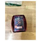 Top Trumps Marvel Cinematic Universe Quiz Game, 500 Questions to Test Your Knowledge on Guardians of The Galaxy, Avengers, S.H.I.E.L.D, Wakanda, Gift and Toy for Ages 8 Plus, Red