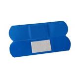 VHOB Food Service Adhesive Bandages, 1" x 3", Blue, Fabric, 100/box