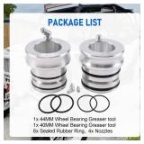 JDMSPEED New 44/40MM Front Rear Wheel Bearing Greaser Tools Replacement for Polaris Ranger 570 800 900 1000XP Sportsman 500 850 1000XP Replacement for Polaris ATV UTV SxS/RZR 900S/ 1000/ PRO XP