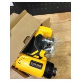 Cordless Heat Gun for DeWalt 20V Li-ion Battery, 350W Fast Heating Up to 1022â (550â) Hot Air Gun Overload Protection with 4 Nozzle Attachments for Crafting, Shrink tubing, Shrink Wrap, Craf