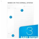 Oxford FocusNotes Writing Tablet, 8-1/2 x 11-3/4 Inches, White, Cornell Rule, 70 Sheets(90221)