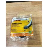 Frost King R338H Self-Stick Rubber Foam Weatherseal, 3/8"W, 3/16"T, Black|Blacks