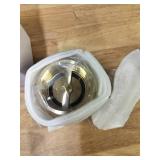 A 2-1/2" NPT Brass Vertical Check Valve, NPT Thread Vertical Lead-Free In-Line Spring Check Valve, Non Return One Way Counterflow Valve to Prevent the Medium Backflow for Oil Water Gas Air DN65