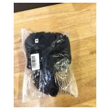 Sudally Boy Shorts Underwear for Women, Seamless Nylon Stretch No Show Boyshort Panties Boxer Briefs (black S)