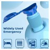 KkaFFe Adjustable Emergency Urinal 750ml, Portable Toilet for Car, Portable Mini Outdoor Camping Travel Shrinkable Personal Mobile Toilet Potty Pee Bottle for Kids Adult