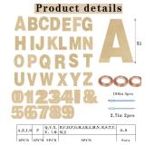 A 116 Pcs DIY Glitter Customizable Banner Kit Custom Banner Including 111 Letters and Numbers 3 Rope and 2 Threading Device for Personalized Decor for Birthday Banner (Champagne Gold)