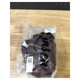 QINSEN Sexy Bodysuit for Women Square Neck High Cut Thong Tops Long Sleeve Shirt Coffee Bean L