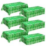 Irenare Game Day Football Tablecloth Plastic Touchdown Party Decorations Disposable Plastic Table Covers for Game Birthday Rugby Bowls Party Football-Themed Favors