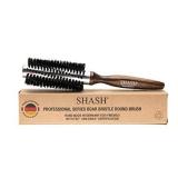 Since 1869 Hand Made In Germany Professional Series Boar Bristle Round Brush - Add Volume, Help Fight Frizz - Super-Grip Handle for Easy Styling - Eco-Sour (Medium)