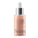 Neutrogena Healthy Skin Radiant Booster Primer & Serum, Skin-Evening Serum-to-Primer with Peptides & Pearl Pigments, Evens the Look of Skin