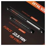 Dukuge 10 inch 22lbs/98N Gas Struts, 2PCS 10" Gas Shock Lift Spring Prop for Truck Pickup Tool Box Lid Weatherguard Aluminum UWS Toolbox Boat Storage Lid RV Cabinet Door