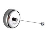 BESy Retractable Clothesline SUS304 Stainless Steel Clothes Dryer with Adjustable Stainless Steel Rope String Hotel Style Heavy Duty,9.2 Feets,Polished Chrome Finish, Round Style