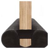 BKSAI Door Draft Stopper for Doors 29-35" No Adhesive Draft Stopper for Bottom of Door Draught Excluder Under Door Wind Blocker Reduce Noise Draught Excluder Sweep Sound Proof(Black)