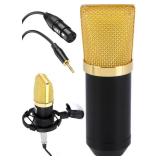 Pyle Cardioid Condenser Microphone Kit -1-Pack Pro Audio Large Diaphragm Universal Mic with Shock Mount & XLR Cable, Ideal for Podcast, Streaming, Recording, and Broadcasting, Easy Set Up