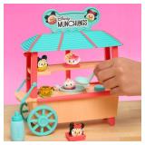 Just Play Disney Munchlings Dumpling Cart, 11-Piece Color Change Figure Playset, 1-inch Collectible Scented Figurines, Kids Toys for Ages 3 Up, Amazon Exclusive