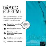 THE COMFY Original | Sherpa Lined Microfiber Fleece Wearable Blanket, Oversized Design with Hood and Pocket, From Shark Tank, for Women & Men, Warm and Cozy Gifts