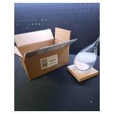 Storm Glass Weather Station Predictor, Barometer Bottle with Wood Base for Home and Office Decorationï¼Romantic Gifts for Birthday Thanksgiving and Christmas - Weather Station (Large)