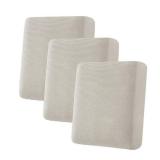 H.VERSAILTEX Super Stretch Individual Seat Cushion Covers - Sofa & Couch Cushion Slipcover Sets - Thick Jacquard Textured Twill Fabric (3 Piece, Island Fossi)
