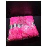 Extpro 6Pcs Cheerleading Pom Poms Matte Metallic Foil Cheer Pompoms with Baton Handle, Kids Adults Team Spirit Cheering Stuff for Sports Games Carnival (Matte Rose Pink)