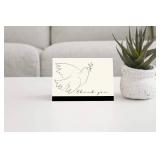 MPC Brands Funeral Thank You Cards - Sympathy Bereavement Thank You Cards With Envelopes - Message Inside (25, Christian Dove)