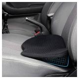 Livtribe Car Seat Cushion - Memory Foam Car Seat Pad - Sciatica & Lower Back Pain Relief - Car Seat Cushions for Driving - Road Trip Essentials for Drivers(Black)