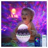 Rossetta Galaxy Projector, Star Projector Galaxy Light Projector for Bedroom, APP Control Projector Bluetooth Speaker and White Noise, Night Light for Kids Adults Home Theater, Ceiling, Room Decor