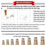 QUMY Dog Shoes for Large Dogs, Medium Dog Boots & Paw Protectors for Winter Snowy Day, Summer Hot Pavement, Waterproof in Rainy Weather, Outdoor Walking, Indoor Hardfloors Anti Slip Sole Khaki 1