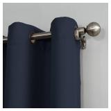 No. 918 Montego 2-Pack Casual Textured Semi-Sheer Grommet Curtain Panel Pair