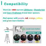 Keychain Garage Door Opener Remote,Compatible with Lift Master Chamberlain Opener Remote,893MAX,890MAX 953EV/EVC,1 Pack