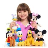 Disney Junior Mickey Mouse Bean Plush Mickey Mouse Stuffed Animal, Kids Toys for Ages 2 Up by Just Play