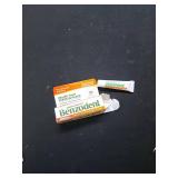 Benzodent Dental Pain Relieving Cream for Dentures and Braces, Topical Anesthetic, 0.25 Ounce Tube