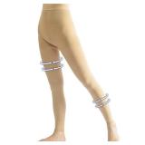 Medical Compression Pantyhose for Women & Men, 20-30mmHg Graduated Support Tights, Opaque Footless Waist High Compression Stockings for Varicose Veins, Edema, Flight