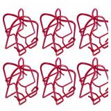 (6 Pack) TunaMax 1/2" Fire Sprinkler Head Cage Guard for Protecting Side Wall & Pendent & Upright Sprinkler Head Cover Red