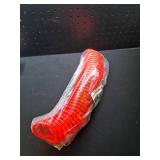 EADUTY Heavy Duty Polyurethane Recoil Air Hose 1/4 in x 25 ft, Lightweight, Flexible Compressor Hose with Universal Quick Coupler, I/M Plug and Bend Restrictors, Red