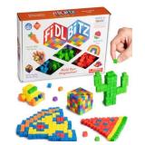 Play Visions FidlBitzÂ® - Revolutionary Cubes That Stick Together, But Not Sticky! (Deluxe Set)