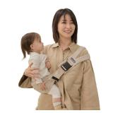 GOOSEKET 365 Toddler Carrier, 100% Cotton, Lightweight, Easy-to-USE, Portable, Suitable from 6-48 Months, Supports UP to 44LBS (Beige)