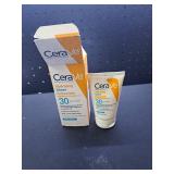 CeraVe Hydrating Sheer Sunscreen Lotion for Face and Body - SPF 30 - 3 fl oz